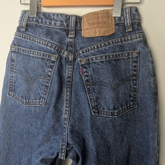 Levi's VINTAGE 90' Women Jeans Size 26 Made In Canada 100% Cotton High Waisted - Picture 6 of 15